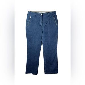 Vanilia Blue Straight Leg Women's Jeans Women’s Size 14 Blue Made in Italy